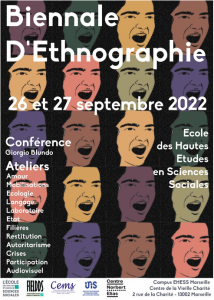Read more about the article Atelier sur l’ethnographie de laboratoire à la Biennale d’Ethnographie de l’EHESS